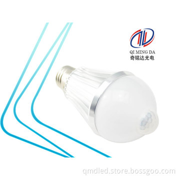 E27/E26 White Aluminum High Lumen LED Sensor Bulb